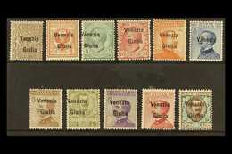 VENEZIA GIULIA 1918-19 Overprints On Definitives Set, Sassone 19/29, Mi 19/29, Fine Mint (11 Stamps). For More Images, P - Sin Clasificación