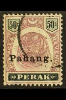 PAHANG 1898 50c Dull Purple And Greenish Black, SG 21, Finely Used, Short Perf At Left. For More Images, Please Visit Ht - Sonstige & Ohne Zuordnung
