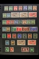 FRENCH CURRENCY 1917-37 ISSUES COMPLETE, SG 191/230, Incl Both 1924-32 3fr On 2s6d Shades, Mint. (41 Stamps) For More Im - Otros & Sin Clasificación