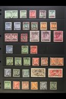 SPANISH CURRENCY 1907-1956 FINE USED Collection, Strongly Represented Throughout. With KEVII 1907-12 De La Rue Set To 6p - Otros & Sin Clasificación