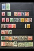 OFFICIALS 1908-1961 FINE MINT COLLECTION On Stock Pages, All Different, Inc 1908-09 1d, 1910 ½d, 1910-16 Set, 1913-25 2s - Sonstige & Ohne Zuordnung