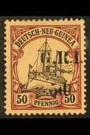 1914-15 5d On 50pf Black And Purple "Yacht" Of Germany, With "G.R.I" Overprint, SG 25, Very Fine Mint. For More Images,  - Papua Nuova Guinea