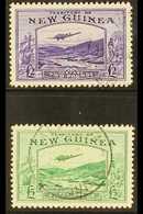 1935 £2 & £5 Air Bulolo Goldfields Set Complete, SG 204/05, Very Fine Used (2 Stamps) For More Images, Please Visit Http - Papoea-Nieuw-Guinea