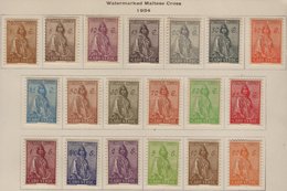 CAPE VERDE 1934 Ceres Definitive Set, SG 270/88, Very Fine Mint (19 Stamps) For More Images, Please Visit Http://www.san - Otros & Sin Clasificación