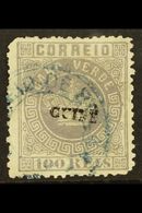 GUINEA 1881 100r Grey Lilac, SG 7, Afinsa 7, Type I "Guine" Opt'd, Used With Small Perf Faults & ISPP Photo Certificate  - Altri & Non Classificati