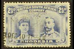 1910-13 2½ Ultramarine Double Heads Perf 13½, SG 184, Fine Used, Very Fresh. For More Images, Please Visit Http://www.sa - Other & Unclassified