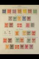 1877-1936 ALL DIFFERENT MINT COLLECTION Presented On Printed "New Ideal" Album Pages. Includes A Selection Of "Express"  - Samoa (Staat)