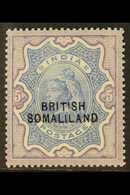 1903 5r Ultramarine & Violet, SG 24, Fine Mint For More Images, Please Visit Http://www.sandafayre.com/itemdetails.aspx? - Somaliland (Protettorato ...-1959)
