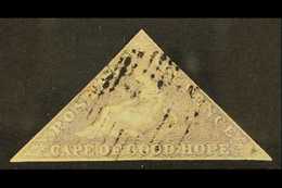 CAPE OF GOOD HOPE 1855-63 6d Pale Rose-lilac Triangular On White Paper, SG 7, Good Used With Three Clear Margins. For Mo - Ohne Zuordnung