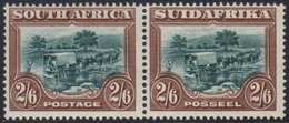 1927-30 2s 6d Green And Brown London Pictorial SG 37, Fine Never Hinged Mint Pair, Scarce. For More Images, Please Visit - Ohne Zuordnung