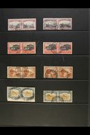 1927-30 LONDON PICTORIAL DEFINITIVES All Different Good To Fine Used HORIZONTAL PAIRS Comprising 2d, 3d, 4d And 1s With  - Ohne Zuordnung