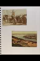POSTCARDS DURBAN DOCKS - C.1900s To 1920s Group Of Cards Depicting Various Dock Side Scenes, Nice Real Photo Card Of Men - Sin Clasificación