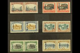 1927 South African Issues Opt'd Set, SG 49/54, Very Fine Mint (6 Pairs) For More Images, Please Visit Http://www.sandafa - South West Africa (1923-1990)