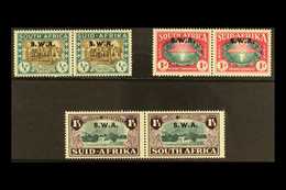 1939 Huguenot Landing Complete Set, SG 111/113, Never Hinged Mint Horizontal Pairs. (3 Pairs) For More Images, Please Vi - Afrique Du Sud-Ouest (1923-1990)