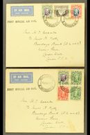 1932 AIRMAIL COVERS Four Covers, Each Franked With A Range Of 1931 Field Marshal Defins, Three At 10d Rate, One At 20d R - Southern Rhodesia (...-1964)