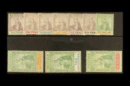 1896-1906 Complete Britannia Set, SG 114/124, Fine Mint. (10 Stamps) For More Images, Please Visit Http://www.sandafayre - Trinidad & Tobago (...-1961)