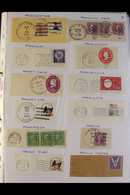 POSTMARKS COLLECTION "O" & "P" STATES - FOUR VOLUME COLLECTION Of Cancellations On Stamps From All Periods, Incl. Airmai - Sonstige & Ohne Zuordnung