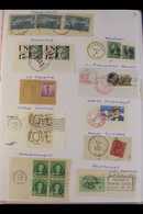 POSTMARKS COLLECTION "R" To "W" STATES In FIVE VOLUMES Containing Cancellations On Stamps Of Various Denominations From  - Otros & Sin Clasificación