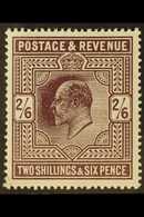 1911-13 2s6d Dark Purple Somerset House, SG 317, Never Hinged Mint, Thin Corner Perf. For More Images, Please Visit Http - Non Classificati