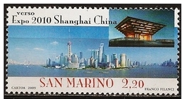 San Marino: Veduta Di Pudong, Vue De Pudong, View Of Pudong - 2010 – Shanghai (Chine)