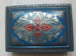 AC - ROYAL CHOCOLATE & CONFECTIONERY ETNOPULOS BLER ISTANBUL TURKEY EMPTY VINTAGE TIN BOX - Boîtes