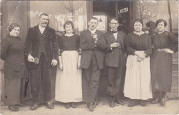 Carte-Photo Bistrot Chez J. Hector -  Sans Doute Paris (scanne Verso) 2 Scannes - Cafés