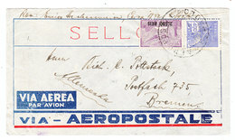 Brazil/Germany AEROPOSTALE AIRMAIL COVER - Luftpost (private Gesellschaften)