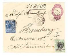 Brazil/Germany REGISTERED PS COVER 1904 - Covers & Documents