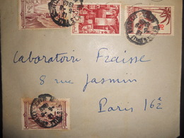 Maroc , Lettre De Meknes 149 Pour Paris - Lettres & Documents