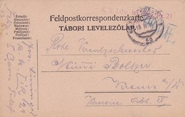 Feldpostkarte - K.k. Ldw. Inf. Reg. Nr. 21 - 1917 (34607) - Covers & Documents