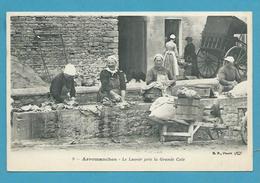 CPA 9 - Lavandières Laveuses Blanchisseuses - Le Lavoir Près La Grande Cale ARROMANCHES 14 - Arromanches