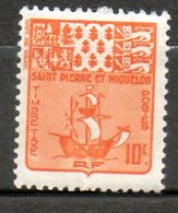 ST PIERRE ET MIQUELON  Taxe  1947 N° 67 - Strafport