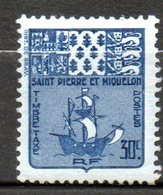 ST PIERRE ET MIQUELON  Taxe  1947 N° 68 - Timbres-taxe