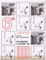 Cartolina+ Tagliando Ingresso 6 Trofeo Judo Spilimbergo - 1969 - Kampfsport