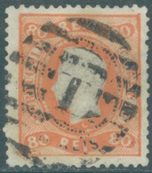 PORTUGAL  - 1867  -  USED/OBLIT. - LUIS I -  Mi 30 Yv 31  - Lot 16657-6 - Gebraucht