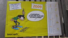 GASTON LAGAFFE  ALMANACH 2009   FRANQUIN - Gaston