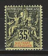 Anjouan Yv. 17, Mi 17 * - Unused Stamps