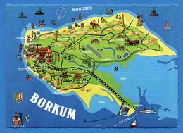 Borkum - Übersichtskarte 2 - Borkum