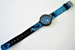 Watches : FLIKFLAK - SKATER'S WORLD IN BLUE - ZFPN056 30 - Working Condition - Running - Excelent Conditon - Orologi Moderni