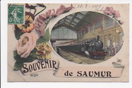 CPA 49 SAUMUR Souvenir    ( Train) - Saumur