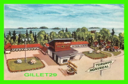 GANANOQUE, ONTARIO - GATEWAY MOTEL - VALENTINE-BLACK CO LTD - - Gananoque