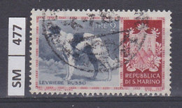 SAN MARINO  1956	Cani, L.2 Usato - Usati