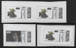 STAR WARS - 4 Timbres Non Utilisés - Neufs