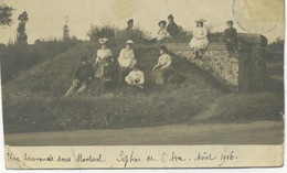 28 - Montigny-sur-Avre : Une Promenade Sous Montuel .Siphon De L'Avre .Aout 1906 , Carte Photo . - Montigny-sur-Avre