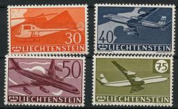 Liechtenstein (1960) PA N 34 A 37 (charniere) - Poste Aérienne