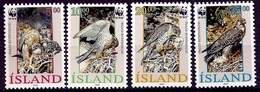 ISLANDE 1992 (Yvert 729-32) - WWF Le Gerfaut (MNH) Sans Trace De Charnière - 029 - Neufs