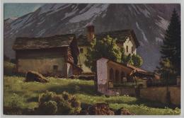 Vicosoprano (Val Bregaglia) Bergfrieden - Motive Aus Graubünden - Photo: Chr. Meisser - Bregaglia