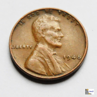 US - 1 Cent - 1948 - 1909-1958: Lincoln, Wheat Ears Reverse