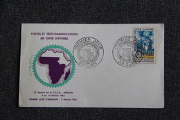 Delcampe - FDC - Postes Et Télécommunications De COTE D'IVOIRE - Côte D'Ivoire (1960-...)