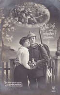 AK Deutscher Soldat Und Frau - Weh, Daß Wir Scheiden Müssen - Patriotika - Feldpost 1915 (34654) - Birthday